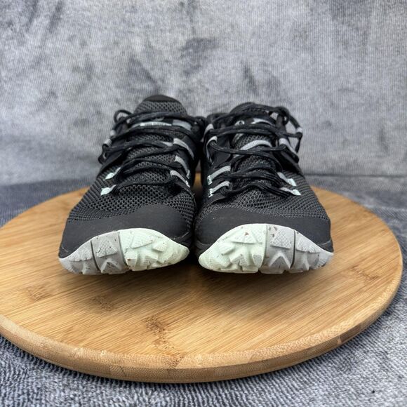 Merrell Shoes Womens Size 9.5 Black Gray Trail Running Vibram Low Top J135384 - Picture 2 of 10